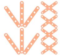 DECORNIJIA 40 Pezzi Set 40 Fasce Elastiche Arancioni per Bigodini Permanenti in Silicone Resistenti al Calore, senza Pieghe, Accessori per Styling Chioma in Salone e Uso Domestico