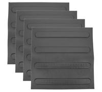 DECORNIJIA 4fogli Piastrelle Adesive Pavimento Esterno in Pvc Antiscivolo Impermeabili Mattonelle Multifunzionali Per Marciapiedi e Percorsi Guidati Resistenti e Facili Da Installare