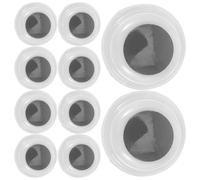 DECORNIJIA 500 Pezzi Occhi Mobili Autoadesivi Plastica Neri e per Lavoretti Fai da Te Adesivi Rotondi per Scrapbooking Bambole e Artigianato Creativo