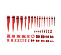 DECORNIJIA 50pezzi Orecchini Piercing Acrilico Trasparente Per Espansione Auricolare Gioielli Decorativi Per Orecchie Per Festa e Uso Quotidiano