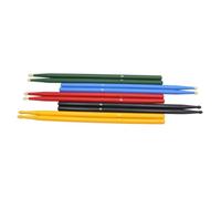 DECORNIJIA 5paia Bacchette per Batteria in Legno Kit Percussioni Leggere e Portatili per Batteristi Amatoriali e Professionisti Spettacoli Speciali