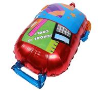 DECORNIJIA 5pezzi Palloncini in Pellicola Alluminio Forma Zaino Per Decorazioni Scolastiche Per Ritorno Scuola Primi Giorni Lezione e Feste Scolastiche Per Ragazzo Ragazza Ragazza