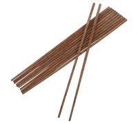 DECORNIJIA 6 Paia Bacchette da Cucina Lunghe 42 CM in Legno di Ala di Pollo Riutilizzabili e Resistenti al Calore Antiscivolo per Hot Pot Friggere Noodles e Uso Domestico e Professionale