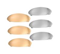 DECORNIJIA 6 Pezzi Fermagli Francesi Ovali in Metallo per Clip Resistenti per Spessi Accessori Vintage Eleganti per Feste e Speciali