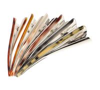 DECORNIJIA 6 pezzi Fermagli per Capelli in Acrilico Grande Effetto Corno di Bue Clip Moda Colorate per Donna Accessorio Resistente e Decorativo per Viaggi e Uscite