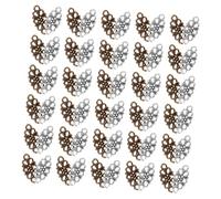 DECORNIJIA 60 Pezzi Charm Connector in Metallo Antico per Creazioni Fai da Te Accessori per Bracciali Collane Design in Argento Bronzo Antico