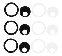 DECORNIJIA 6pezzi Copertura per Webcam Coperchio della Webcam per Privacy Adesivo Rotondo per Copertura Telecamera Protezione Dati Personali Compatibile Universalmente per Dispositivo