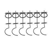 DECORNIJIA 6pezzi Portabottiglie in Metallo Per Vino Portabottiglie Da Parete Per Vino Rosso Design Semplice e Moderno Resistente e Robusto Risolve Lo Spazio Sul Pavimento Adatto Per Cucina