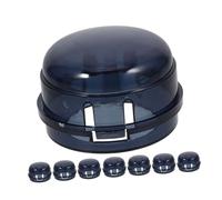 DECORNIJIA 8 Coperture Sicurezza per Manopole Piano Cottura Gas Nero Protettive Antiscivolo Facili Installare per Cucina