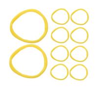 DECORNIJIA 96 Pezzi Elastic Weaving Loom Loops in Soft Acrylic Cord Refill Kit for Potholder Crafting And School Art Projects Stretchable Bands for Creative DIY Coaster Making