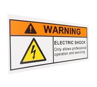 DECORNIJIA Adesivo Avvertimento Rischio Scossa Elettrica Adesivo Autoadesivo Sicurezza Alta Tensione per Scuole Ospedali Manutenzione Personale