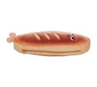 DECORNIJIA Astuccio per Matite Forma Pane Penne con Cerniera Custodia e Spaziosa per Cancelleria Trucco e Organizzatore da Ufficio per Studenti e Lavoro
