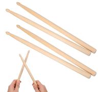 DECORNIJIA Bacchette per Batteria per Ragazzo Ragazza in Plastica 2 Paia Lunghezza 295x14mm Superficie Liscia Uso per Strumenti a Percussione