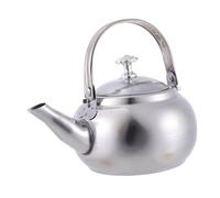 DECORNIJIA Bollitore Teiera Acciaio e Ufficio Resistente e Design Lucidato Antiscottatura Adatto Gas ed Elettrico Regalo per Amici e Famiglia