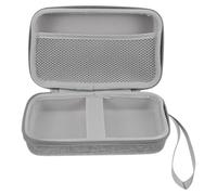 DECORNIJIA Borsa Cosmetica da Viaggio Rigida per Donna con Manico, Mini Bag in Nylon e Spugna, Design Semplice e Compatto per Trasporto e Organizzazione Make-up