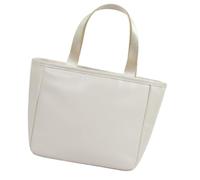 DECORNIJIA Borsa Termica Porta Pranzo in PU Riutilizzabile con Doppia Maniglia e Chiusura Zip Capiente e Leggera per Lavoro Picnic e Viaggi all Aperto