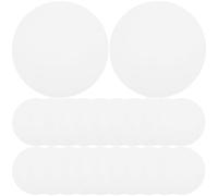 DECORNIJIA Carta da Disegno Rotonda Bianca 17cm 40 Fogli per Ragazzo Ragazza Studenti DIY Pittura e Schizzi, Cartoncino Resistente per Lavori Manuali Acquerelli e Pastelli, per Scuola e Arte