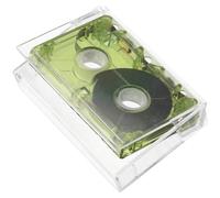 DECORNIJIA Cassette Audio Vuote Registrabili da 40-60 Minuti in Plastica Verde, Nastro Audio Compatibile Mini Registratori a Cassette, Cassetta per Interviste, Discorsi e Centrotavola