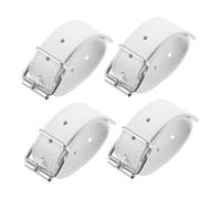 DECORNIJIA Cinghie per Cestino Bici da Bambina 4 Pezzi Regolabili in Pu Hardware Resistente per Biciclette Bambini - Accessori Ciclismo per Trasporto Sicuro Scuola e