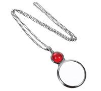 DECORNIJIA Collana con Lente d Ingrandimento Portatile da Donna Pendente Leggero e Comodo per Lettura Cucito e Osservazione Dettagli Accessorio Vintage Pratico per Viaggi e Ufficio