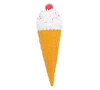 DECORNIJIA Cono Gelato Finto Realistico in Plastica Robusta Decorazione per Negozi di Tè e Oggetti di Scena per Fotografie Mini Cono Gelato Simulato per Feste e Allestimenti Creativi