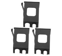 DECORNIJIA Coperchio del Vano Batteria in Plastica Nero per Chitarra Elettrica Leggero e Resistente All'usura Quotidiana, Kit da 3 Pezzi per Musicisti in Tournée
