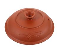 DECORNIJIA Coperchio in per Pentola Multiuso in Terracotta 45-60L con di Sfiato Manico Ergonomico e Liscio Adatto per Stufati Brodi e Cucina Domestica