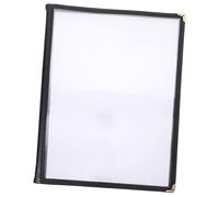 DECORNIJIA Copertina Raccoglitore PVC Trasparente per Menu Organizer Pagine Facciate Adatto per Diario e Note Resistente e Pratico