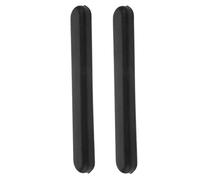 DECORNIJIA Coppia di Poggiamano Antiscivolo per Sedia a Rotelle in Plastica, Accessori Facilmente Pulibili e Resistenti per Sostituzione Bracciolo Nero