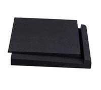 DECORNIJIA Cuscinetto Assorbente Vibrazioni per Casse Audio in Materiale Schiumoso Alta Densità Nero Pad Isolante per Speaker con Facile Installazione e Resistenza Accessorio Audio per Uso