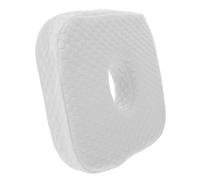DECORNIJIA Cuscino per Piercing Orecchio in Memory Foam con Foro Cuscino Imbottito per Protezione del Padiglione Auricolare Supporto per Orecchie Sensibili Durante Sonno Laterale Lavabile