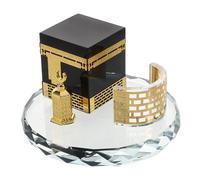 DECORNIJIA Decorazione Casa Arabia Saudita Miniatura in Trasparente Islamico per e Souvenir Regalo