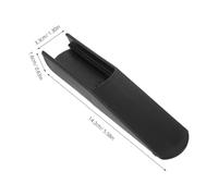 DECORNIJIA Estensori per Gambe Seggiolone Neri 1 Paio, Inserti Antiscivolo e Antiribaltamento per Seggioloni, Cuscinetti Protettivi per Pavimenti, Accessori Sicurezza per Seggiolini da Pranzo