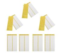 DECORNIJIA Etichette Adesive Elettriche Numerate per Pannelli Interruttori, Set da 10 Fogli Impermeabili per Centro di Carico, Adesivi Identificazione Quadro Elettrico Facili da