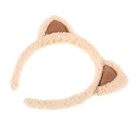 DECORNIJIA Fascia per Capelli con Orecchie di Gatto Morbide e Larghe Fascia Peluche Adorabile per Skincare Trucco e Yoga Unisex Adatta Tutti i Tipi di Capelli