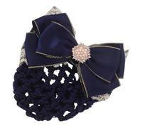 DECORNIJIA Fermaglio Per Chignon in Rete Elastica Copri Chignon Con Riutilizzabile Adatto Per Lavoro Eventi Formali e Balletto Blu