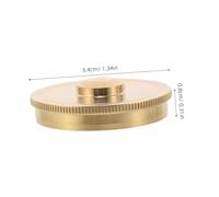 DECORNIJIA French Horn Bottom Valve Cover Precision Replacement Part For Brass Instrument Repair Easy Installation And Stable Fit For Enhanced Sound Consistency