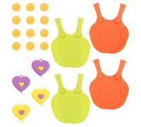 DECORNIJIA Kit Allenamento per -Pong per, 4 : -Pong Appendere al Chiuso per La Coordinazione Occhio-Mano, La Correzione della Vista E Sviluppo
