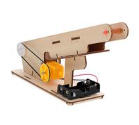 DECORNIJIA Kit Di Scienze Stem Per Ragazzo Ragazza Elettrico Legno Con Cinghia Di Trasmissione Per Esperimenti Educativi e Progetti Creativi Senza Batteria Per Sviluppare Abilità Cognitive e