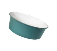 DECORNIJIA Lavabo in Plastica Spessa Doppio Colore Verde e Bianco, Vasca Per Lavaggio Domestico Grande Multiuso Per Viso, Piedi e Bucato, Bacinella Versatile Per Bagno, Cucina e Campeggio