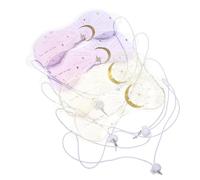 DECORNIJIA Maschera Occhi Fredda in PVC Cristalli Ghiaccio 4 Pezzi per Alleviamento Affaticamento Occhi e Riduzione Borse