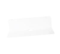DECORNIJIA Mensola Parete Bianca Organizer per Bagno e Supporto Stabile per Altoparlanti Sapone e Bottiglie Design e Salvaspazio
