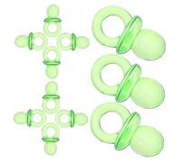 DECORNIJIA Mini Pacifier Shower Decorazione Trasparente Pacifiers per Regalo Femmina e Resistenti e Leggeri per Festa Nascita