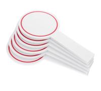 DECORNIJIA Mini palette per giuria cancellabile, mini scheda portatile bianca in Board, 20 pezzi, riutilizzabile e leggera, per scoring boards e votazione in classe, 20x10x0.5 Colore Casuale