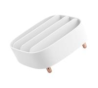 DECORNIJIA Organizer Cosmetico Multi-scomparti Bianco Scatola Multi Tavolo per e Accessori per Toletta e Piccoli Oggetti per Donna e Ragazza per Speciali