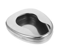 DECORNIJIA Padella Per Letto in Acciaio Inossidabile Per Anziani e Pazienti Costretti a Letto, Vasino Portatile Ergonomico Senza Coperchio, Supporto Notte Ospedale e Assistenza Domiciliare