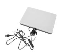 DECORNIJIA Pannello Luce LED Portatile per Video e Streaming Lampada Regolabile Alta Luminosità per Riprese e Fotografia Luce Videoconferenza USB Basso Consumo Completo per Social Media