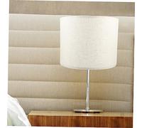 DECORNIJIA Paralume in Lino Moderno per Lampada da e Piantana Sostituzione Decorativa Rotonda e Hotel Design Semplice e Luminosità