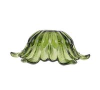 DECORNIJIA Paralume in Vetro a Globo Motivo Floreale, Diametro 210 Mm, Compatibile Portalampada E26/e27, per Lampada da Tavolo e Sospensione, Paralume Decorativo Francese per Illuminazione