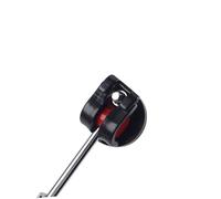 DECORNIJIA Pelle in Silicone Per Martelletto Batteria Wc41 Rosso Albero in Acciaio Inox, Testa Percussione Resistente Per Pedali Grancassa, Accessorio Per Batteristi e Stili Musicali Vari